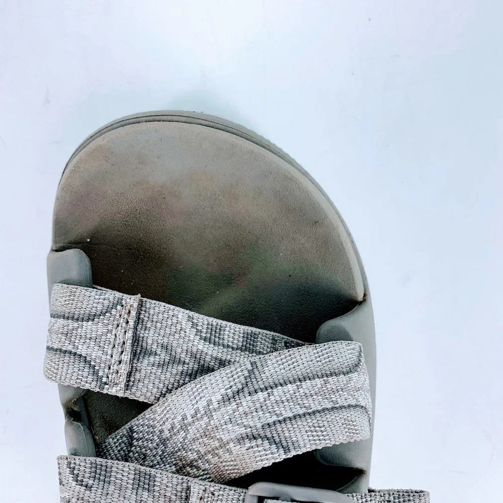 Chaco Chillos Slide Sandals Womens 7 Olive Green Adjustable‎ Strap J106846